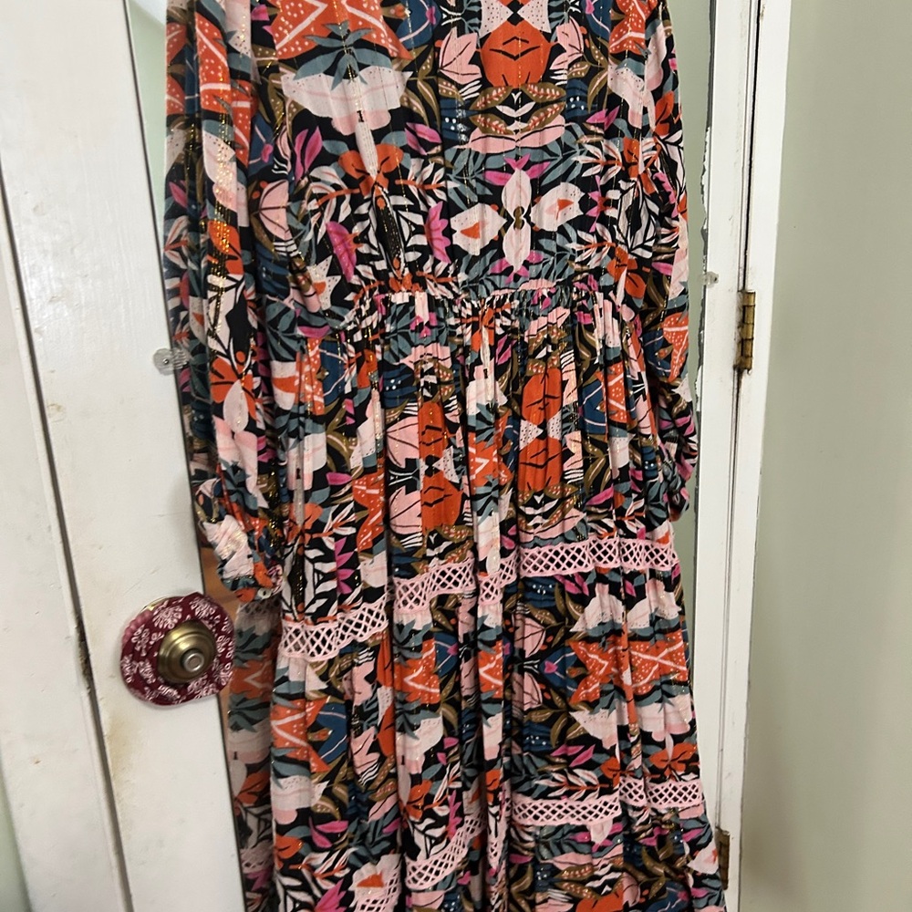 Barok Multicolor Patterned dress - Picture 8 of 9